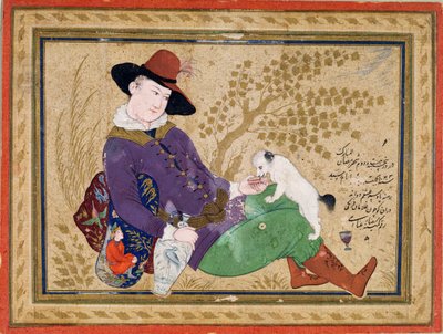 Jeune Portugais, Perse, 1634 - Riza i Abbasi